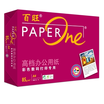 百旺/PaperOne 紅色包裝 A4 85g 純白 5包/箱 復印紙